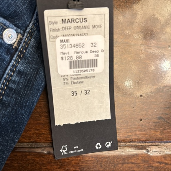 Mens Mavi Marcus jean NWT - Picture 8 of 8